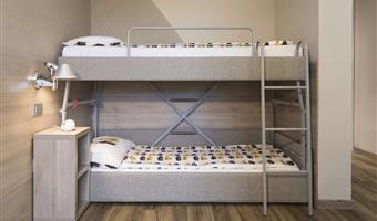 1 letto king size e 1 letto a castello, camere non fumatori, camera executive, camera per famiglie, pavimento in parquet