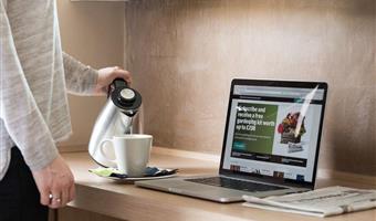 1 letto matrimoniale king size, camere non fumatori, camera executive, divano letto per uno, lounge area, minibar gratuito, pavimento in parquet