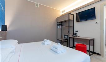 1 letto king size e 1 letto a castello, camera superior, camera per famiglie