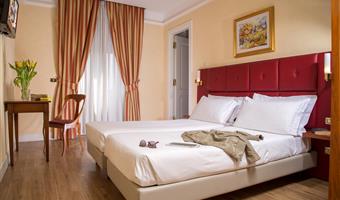 1 letto matrimoniale queen size, camera comfort, letti singoli disponibili su richiesta