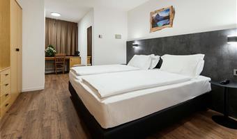 1 letto matrimoniale king size, camere non fumatori, balcone, vista sulla montagna, solo doccia