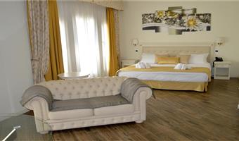 1 letto matrimoniale queen size, camere non fumatori, suite junior, balcone, idromassaggio, 2 bagni