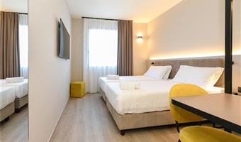 1 letto matrimoniale queen size, camere non fumatori, camera executive, convertibile in due letti gemelli