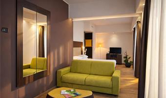 suite -1 letto king size, camere non fumatori, divano letto, terrazza, 2 bagni