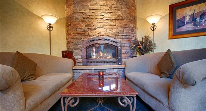 Hall del SFO El Rancho Inn, SureStay Collection by Best Western a Millbrae - 05244