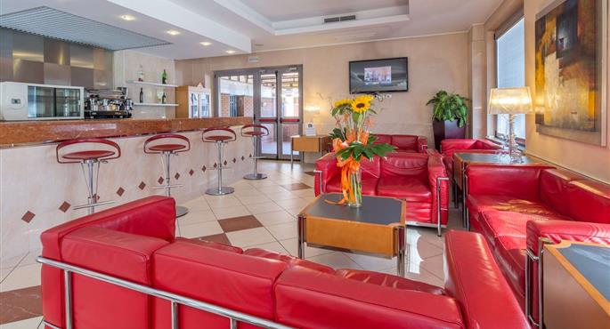 Bar o lounge del Best Western Hotel I Triangoli - Roma Casal Palocco - 98265