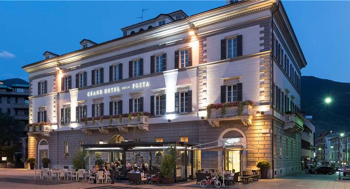 Esterni del Grand Hotel della Posta, WorldHotels Distinctive - Sondrio - 98446
